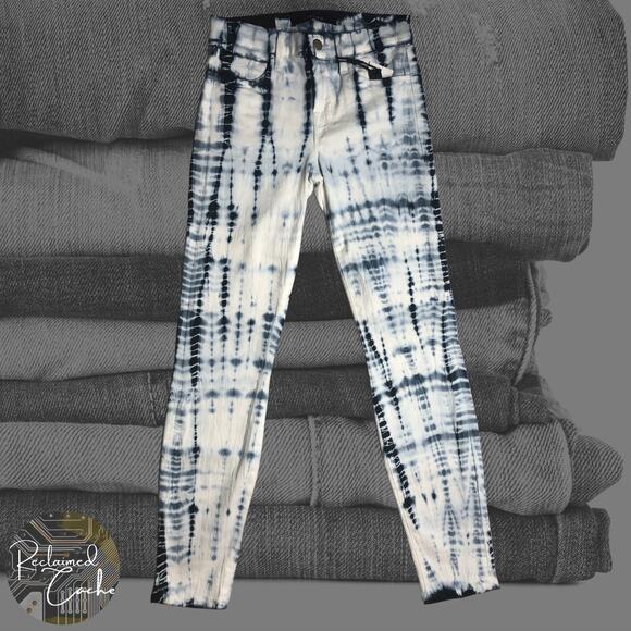 J Brand Photo Ready Tied Estate Blu Skinny Capri - Size 24 - Picture 1 of 15